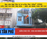 Bán nhà mặt tiền lê lư q.tân phú 169m , 3tầng - ngang hơn 6m
