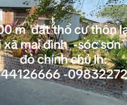 Chính chủ cần bán 100m  đất ở thổ cư   thôn lạc tài, xã mai đình, huyện sóc sơn, hà nội