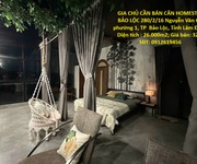 Gia chủ cần bán căn homestay bảo lộc - phường 1, cách đường nguyễn văn cừ 200m