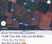 Chính chủ cần bán đất mặt tiền đt741 xã đồng tâm   đồng phú -  bình phước