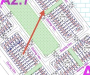 Bán lô  a2.7  lk10-12 dt 90m2 đường 14m lô góc nhìn vườn hoa 2 mặt thoáng. hướng tây nam. nằm ngay