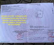 Đất đẹp- giá tốt - chính chủ cần bán nhanh lô đất mặt tiền ql 1a công hải, thuận bắc, ninh thuận