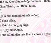 Bán đất KCN   Đô thị BECAMEX, BP   70.110m