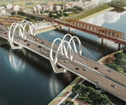 Bán nhà mặt phố phan đăng lưu, 1 mặt ôtô tránh, vỉa hè rộng, đón đầu cầu đuống 2 đang khởi công