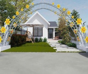 Chính chủ bán nhà mặt đường bê tông khu dân cư mới làng châu âu ht86. pháp lý đầy đủ