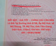 Đất đẹp   giá tốt    chính chủ cần bán lô đất tại mỹ hòa - mỹ phong - đồng tháp