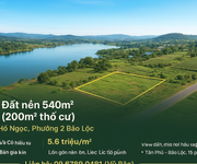 Đất Nền 540M   200M  Thổ cư    HỒ NGỌC, PHƯỜNG 2 BẢO LỘC