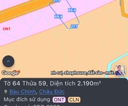 Cần bán lô mặt tiền đường nhựa chính bàu chinh,dt 2190m có 300m thổ cư