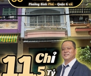 Nhà 3 tầng ngay chung cư western capital bình phú quận 6 - chỉ 11.5 tỷ - tìm nhà phố