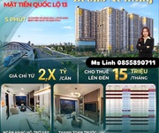 Căn hộ 2 3pn ngay metro   quốc lộ 13, thanh toán nhẹ, chỉ từ 2,3 tỷ   thuận an, bình dương