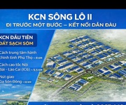 Bán và cho thuê đất kcn sông lô ii - vĩnh phúc