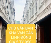 Chủ ngộp bán gấp - nha 2 lầu kha vãn cân - linh đông  hẻm ôto đậu cửa