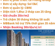 Bán chung cư The Emerald Garden View, 54m2, mặt tiền Nguyễn Chí Thanh, giá 1,85 tỷ