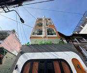 Tin thật 100  bán tòa chdv 77m2  5x16m  x 16p tại phan huy ích - hxh 4,5m - dt 1,15 tỷ   7,5/năm