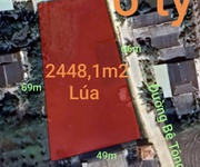 Bán lô đất lúa 4 mặt tiền chuyển thổ phân lô giá chốt 6 tỷ