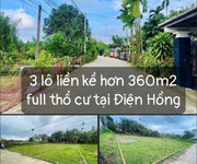 Cẩm văn tây   gần trục dt605 - 3 lô thổ cư giá mềm chỉ 690 triệu