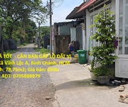 Đất đẹp -  giá tốt  - cần bán gấp lô đất vị trí đẹp tại xã vĩnh lộc a, bình chánh, hcm