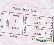 Mở bán 4 lô F0 tại Phường Thiên Hương, TP Hải Phòng