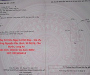 Nhanh tay sở hữu ngay lô đất đẹp - giá ưu đãi đường nguyễn văn lãnh, xã mỹ lệ, cần đước, long an