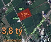 Bán đất lúa chuyển thổ xã vàm cỏ gần quốc lộ 50b giá 3,8 tỷ