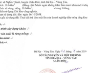 1 Bán 3 lô đất  KCN Châu Đức, Nghĩa Thành, Bà Rịa - Vũng Tàu