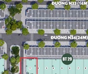 Lô góc biệt thự chuẩn hoa hậu không có lô thứ 2     tại khu đô thị the link city   khu dt dầu giây