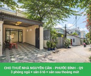 Cho thuê nhà nguyên căn p. phước bình rộng mát có sân đậu ô tô Cho thuê nhà nguyên căn p. phước bình rộng mát có sân đậu ô tô