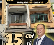 nhà 4 tầng   mặt tiền đường số 9   bình phú quận 6 - tìm nhà phố