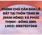 Cần bán lô đất tại thôn tằng ni  nam hồng  xã phúc thịnh, đông anh, hà nội