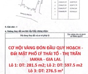 Cơ hội vàng đón đầu quy hoạch - đất mặt phố lý thái tổ - thị trấn iakha - gia lai.