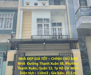 Nhà đẹp giá tốt   chính chủ bán nhà phường thạnh xuân, quận 12, tp hồ chí minh
