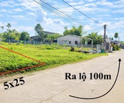 Chỉ nhỉnh 1 Tỷ1X anh chị đã sở hữu 1 lô đất siêu phẩm với diện tích 123m2 full đất ở