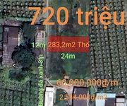 Bán thu hồi vốn lô đất thổ gần kcn phú ngãi trị giá 720 triệu