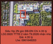 RẺ NHẤT THỊ TRƯỜNG   căn 2N2W góc view thoáng mát quanh năm