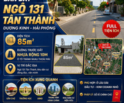 Bán đất ngõ 131 Tân Thành, Dương Kinh, DT 85m2