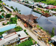 Cho thuê nhà vườn mặt sông 900m  tại đường vườn thơm, huyện bình chánh