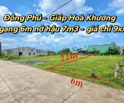 Chính chủ bán lô đất 143m2 ngang 6m tại Đông Phú giáp Hoà Khương