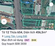 Chính chủ cần bán gấp đất mặt tiền ql 765 long tân, huyện long đất, bà rịa vũng tàu