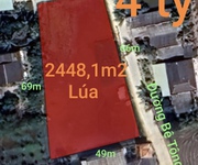 Bán lô đất lúa 4 mặt tiền chuyển thổ phân lô giá chốt 4 tỷ