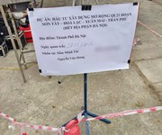 Số lượng có hạn lô đất 100m2 gần quốc lộ 21, khu vực trung tâm hòa lạc. phù hợp xây trọ, đầu tư