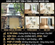 Nhà đẹp 4 tầng mặt tiền kênh hy vọng - 118/90/67e phan huy ích - gần chợ - gần siêu thị emart - đại