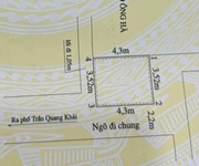 Bán nhà 4 tầng sau trần quang khải   ngõ ô tô   giá 1,65 tỷ