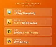 Nguyễn Thái Học  6 Tầng Thang Máy MT 5M 14.8 Lô Góc   Nhà Đẹp Sát Ô TÔ