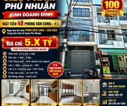 Ặt tiền 4 Tầng 48 Phùng Văn Cung P7 Ngay Khu Ẩm Thực Phan Xích Long , trung tâm kinh tế Quận Phú Nhu