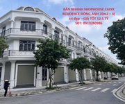 Bán nhanh shophouse calyx residence đông anh 70m2   vị trí đẹp   giá tốt 12.5 tỷ