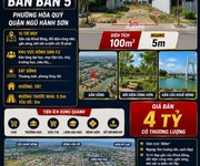 Chính chủ cần bán lô đất khu bá tùng - đường ban ban 5 - ngũ hành sơn - giá 4 tỷ tl