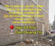 Đầu tư sinh lời - giá tốt - chính chủ cần bán lô đất đàm quang trung, bồ đề, long biên, hn