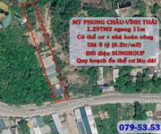Mặt tiền phong châu tp nha trang 6.2tr/m2 có thổ cư, có nhà hoàn công, có quán cf ngang 11m giá