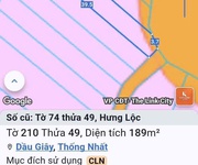 Bán gấp đất dầu giây, thống nhất, đồng nai   giá chỉ 620 triệu