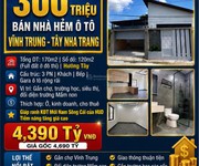 Siêu phẩm căn góc  nhà mới đẹp đối diện trường mầm non vĩnh trung   tây nha trang   đất 170m    có